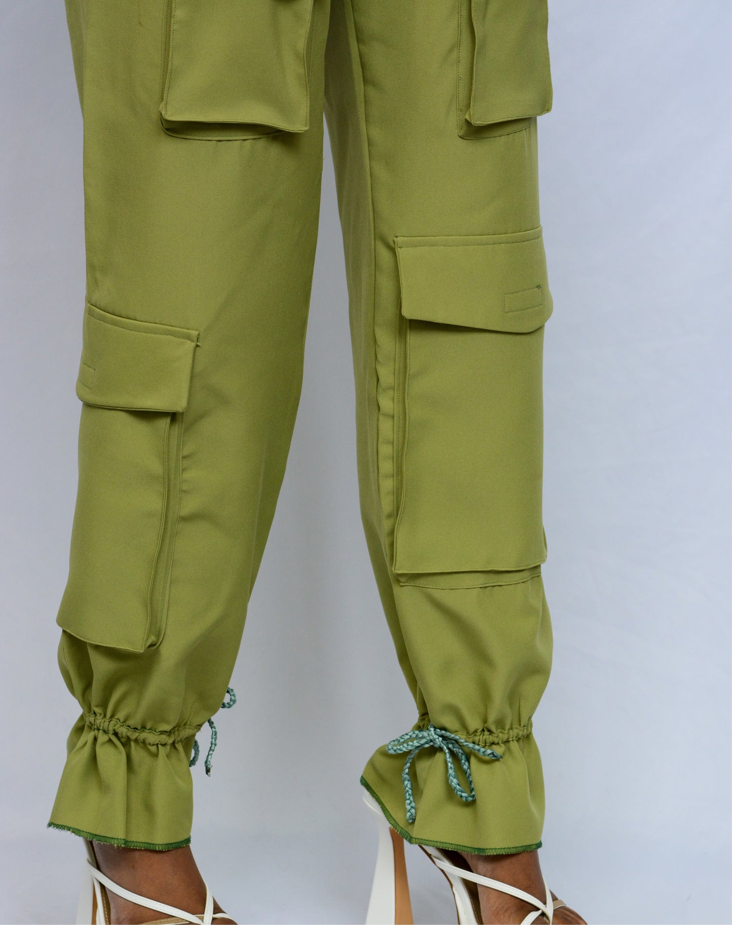 High Waisted Cargo Pants